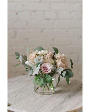 Blushing Beauty - Centerpiece Flower Arrangement