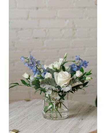 Something Blue - Centerpiece Flower Arrangement