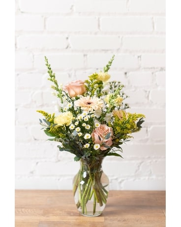 Peace and Comfort - Medium Vase Flower Arrangement