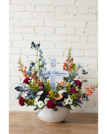 Solar Cross Arrangement Flower Arrangement