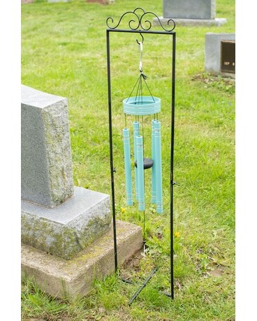 Windchime on Trellis Flower Arrangement