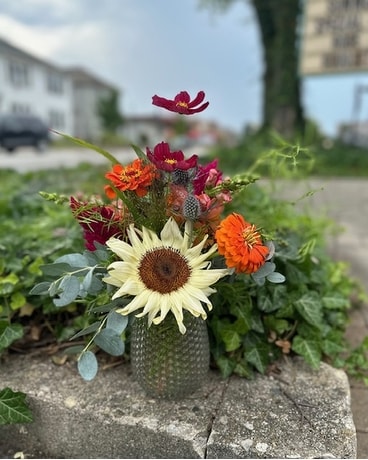Homegrown Flower Arrangement