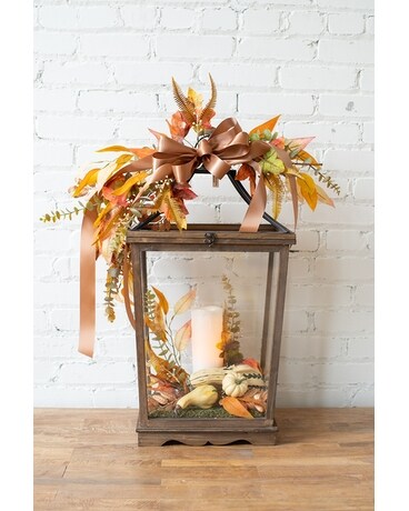 Autumn Lantern - Large Flower Arrangement