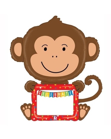 Customizable Monkey Balloon Gifts