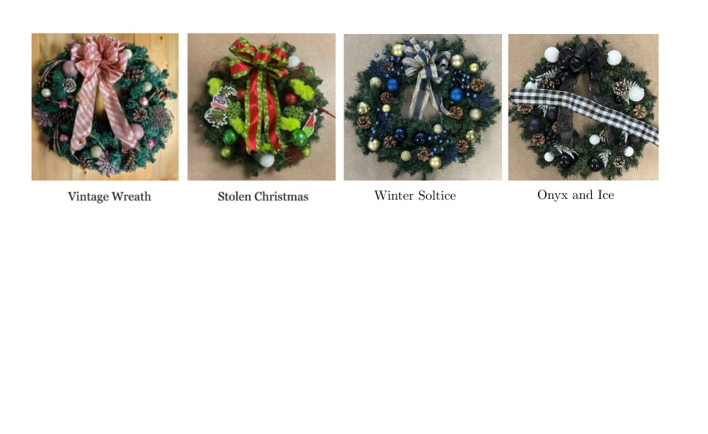 Wreath Sample Wreath Design Classes