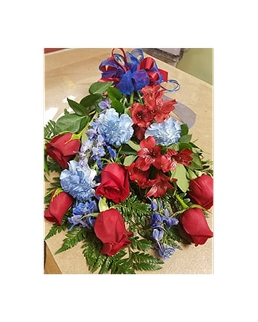 Neshaminy High School half dozen roses with additi Flower Arrangement