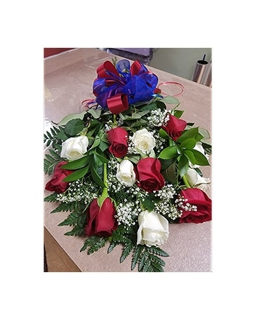 Neshaminy High School Dozen roses bouquet. Bouquet