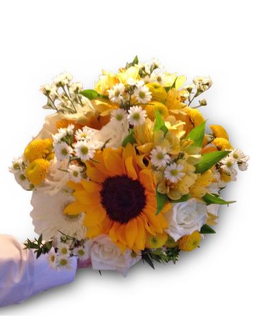 Sunny With A Chance Of Sunflowers Flower Arrangement