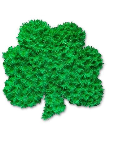 Green Shamrock Funeral Arrangement