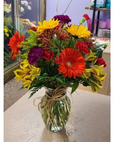 Fall Break Flower Arrangement