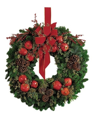Pomegranate Wreath Flower Arrangement