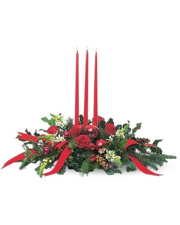 Spirit of Christmas Flower Arrangement