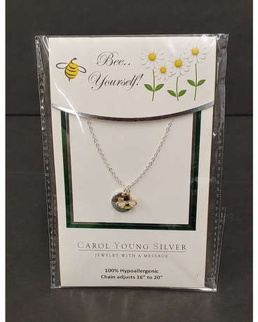 Sm Card Bubble Bee Necklace Gifts