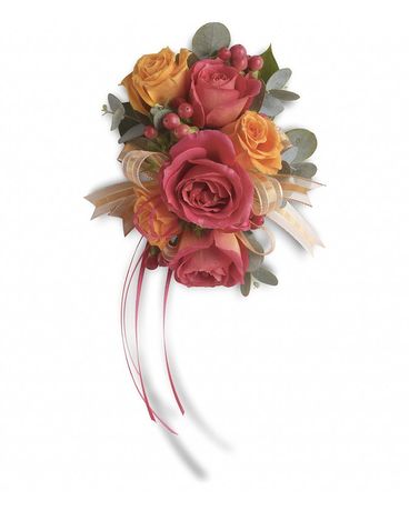 Sunset Beauty Wristlet Corsage