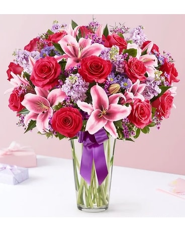 Straight From The Heart Flower Arrangement