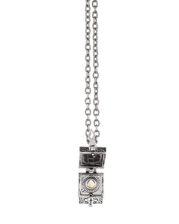 Optical Lens Prayer Box Necklace Gifts