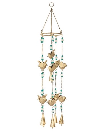 Gold Bird Windchime Gifts