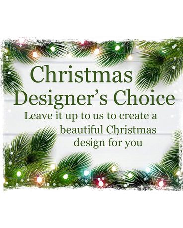 Christmas Designer’s Choice Flower Arrangement