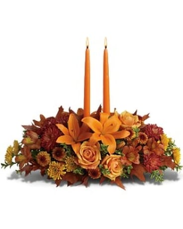 Family Gathering Centerpiece Flower Arrangement