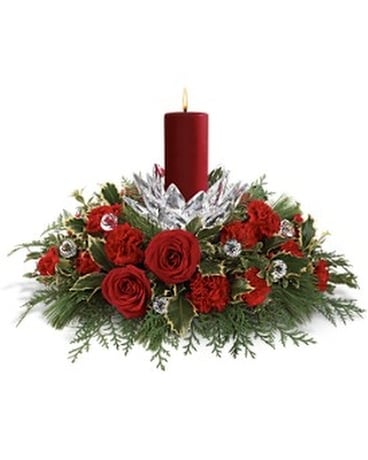 Teleflora's Christmas Ice Petals Bouquet Flower Arrangement