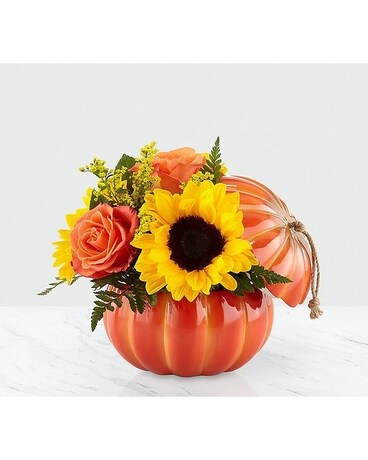 The Harvest Tradition Pumpkin Bouquet Flower Arrangement