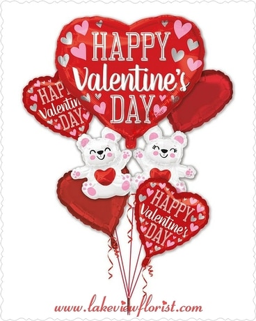HVD Floating Bears Balloons Bouquet Custom product