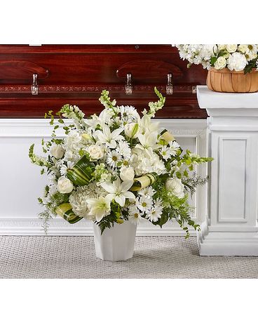 Thoughts of Tranquility™ Floor Basket Flower Arrangement