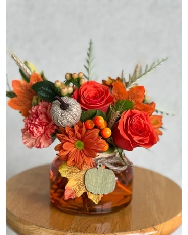 Pretty Fall Flower Arrangement