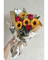 Deluxe size,  inches height and  inches wide.