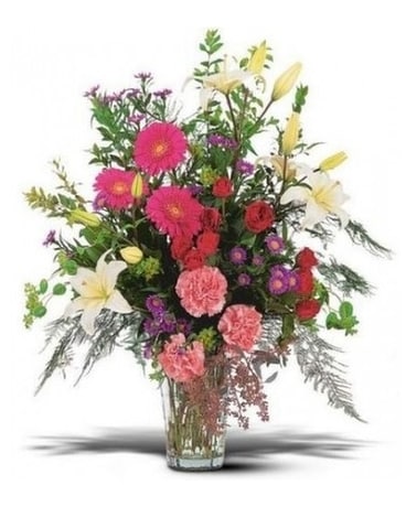 Large Sympathy Vase Arrangement Flower Arrangement
