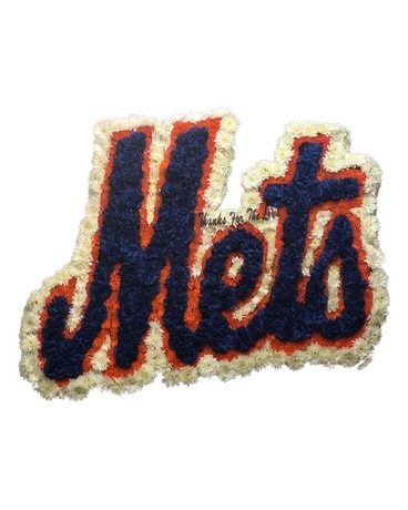 Mets logo Funeral Arrangement