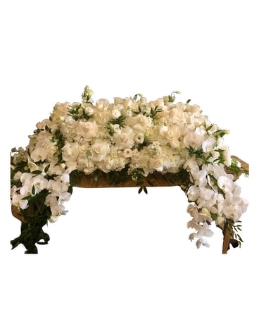 Mr. Big's casket cover Funeral Arrangement