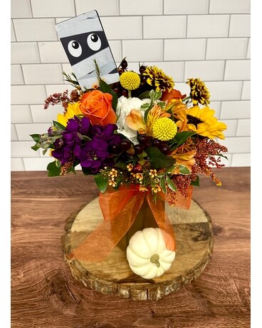 Mummy Flower Arrangement