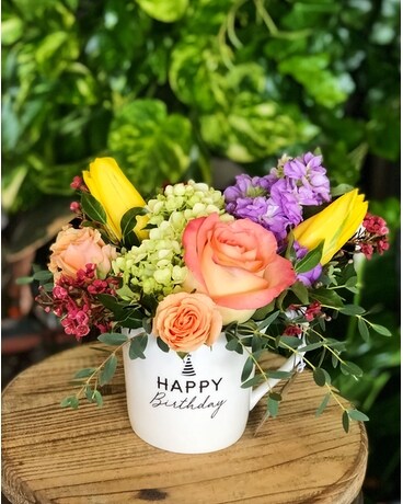 Seasonal Cafe Mug Bouquet In Norman Ok Redbud Floral