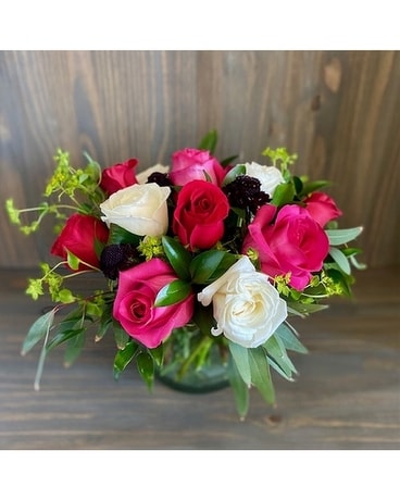 Valentine Roses Flower Arrangement