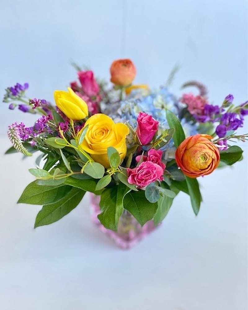 Spring Cube in Norman OK - Redbud Floral