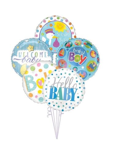 baby boy balloon arrangements