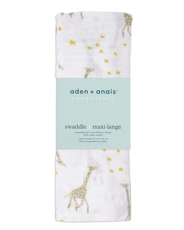 ADEN + ANAIS Muslin Swaddle Starry Giraffe Gifts