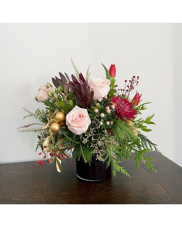 Adrienne's Cranberry Woods Flower Arrangement
