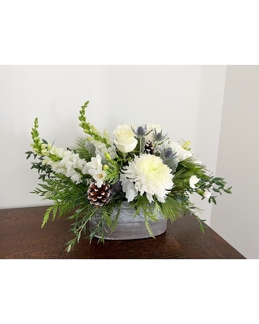 Adrienne's Icy Balsam Flower Arrangement