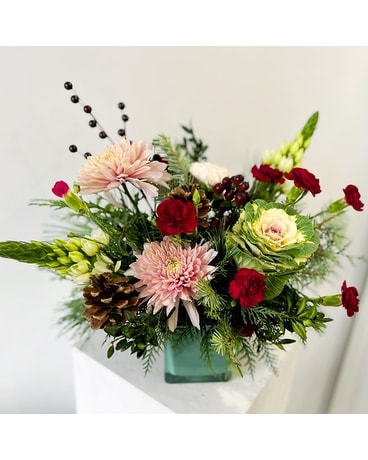 Adrienne's Peppermint Twist Flower Arrangement