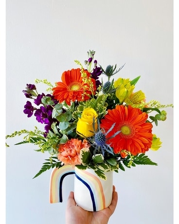 Adrienne's Burst Of Colour Bouquet Flower Arrangement