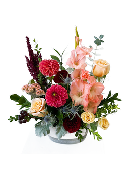 Cottage Garden Pot Flower Arrangement