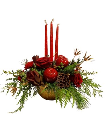 Apples All Aglow Flower Arrangement