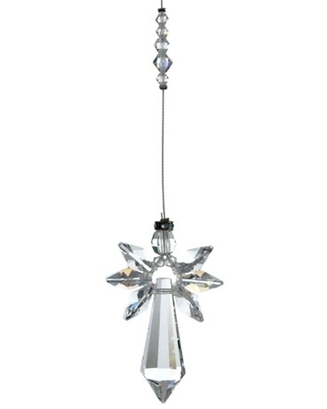 Crystal Guardian Angel Clear Flower Arrangement