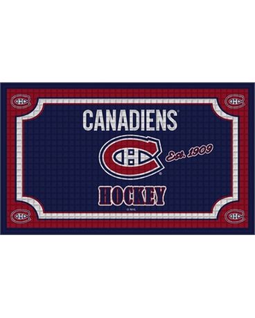 Montreal Canadiens Embossed Door Mat Flower Arrangement