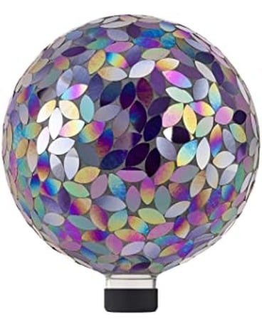 Gazing Ball Flower Arrangement