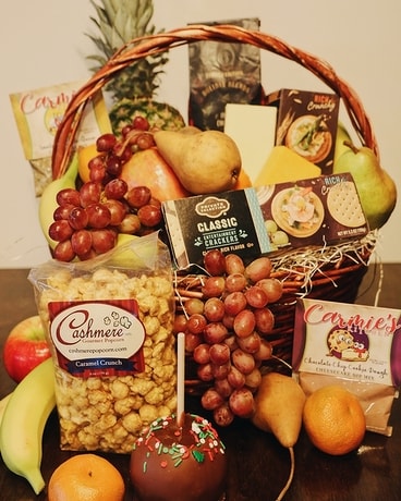 Handcrafted Gourmet Gift Basket, Blooms on Boswell Gift Basket