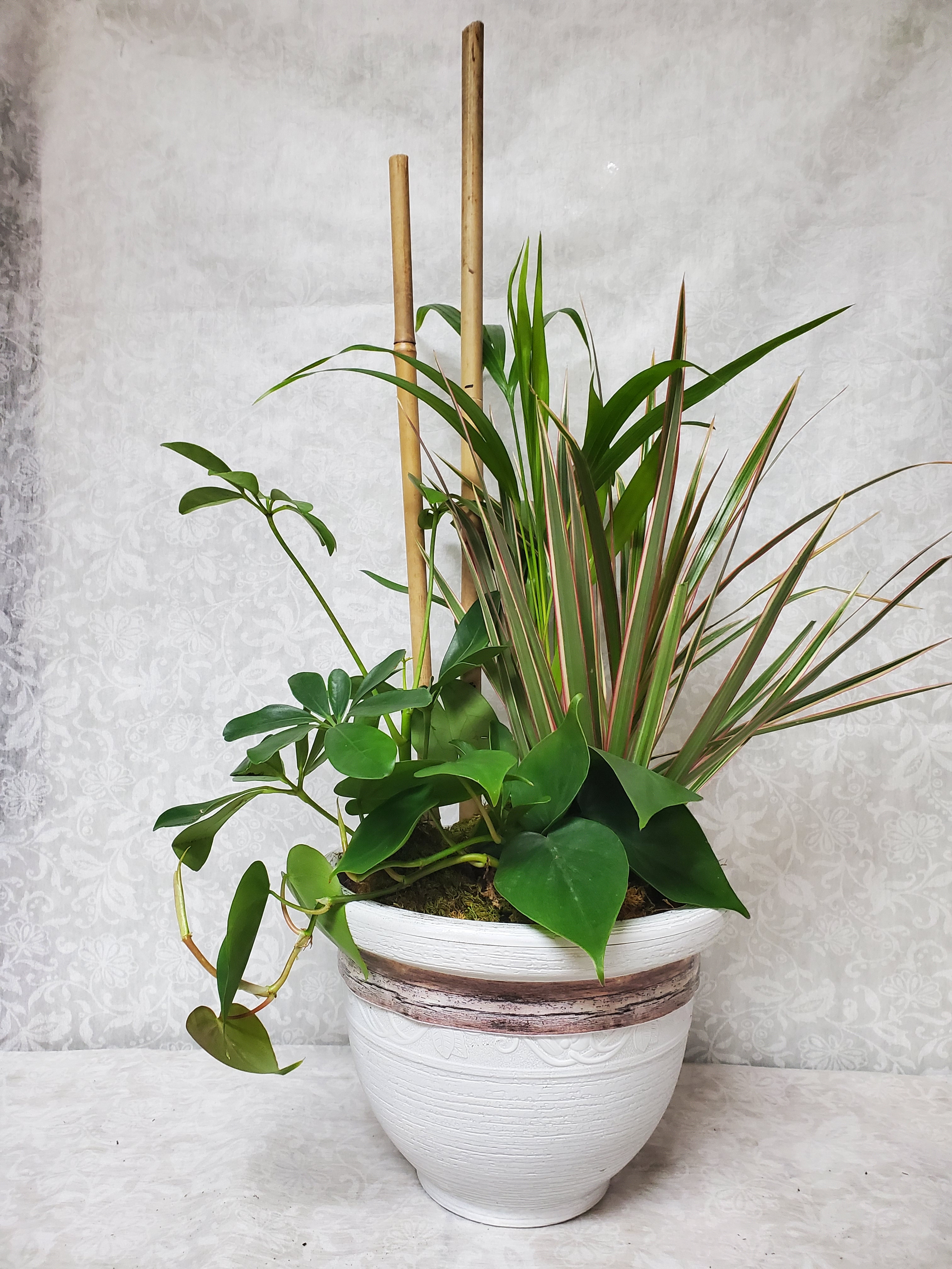 Bamboo Garden Flower Arrangement