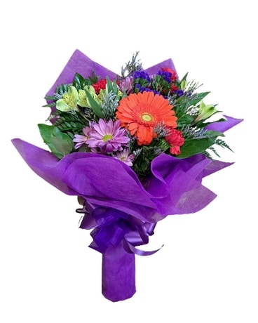 Color Burst Bouquet Flower Arrangement